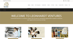 Desktop Screenshot of leonhardtventures.com