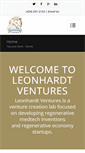 Mobile Screenshot of leonhardtventures.com