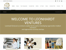 Tablet Screenshot of leonhardtventures.com